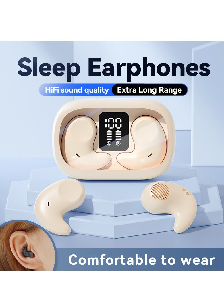 Generic - Sleep Bluetooth Earphones – Specially Designed for Side Sleeping, High-Quality TWS In-Ear Mini Earbuds. Air Conduction Wireless Bluetooth Headphones with Open-Ear Design for Comfortable, Pain-Free Long Wear During Sleep. 2025 New Invisible and Compact Model for Men and Women. - Image 1