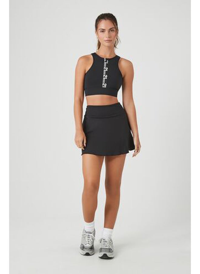 FOREVER 21 22 Graphic Zip-Up Sports Bra - Image 5