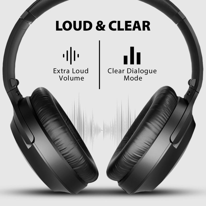Avantree Opera - Wireless Headphones for TV Watching with Clear Dialogue, Compatible with TVs Equipped with Optical or AUX Audio Output Ports, Passthrough, Enhanced Volume & Comfortable for Seniors - Image 4