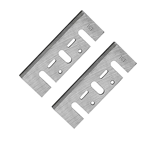 JTEX 3-1/4 Inch Carbide Planer Blades Replacement for DeWalt D26676, DW680K, Makita D-17223, N1900B, KP0800K, KP0810 and Most Hand-Held Planer - Image 2