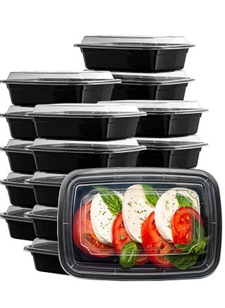 Al Bayader 1 Compartment Meal Prep Containers [15Pack] with Lids, Food Storage Containers, Bento Box, Stackable, Microwave/Dishwasher/Freezer Safe [32oz] - pzsku/Z205A673524451E4E13D7Z/45/_/1674039019/09c006d7-0ddf-49f6-a32f-8994f2e8d4d9