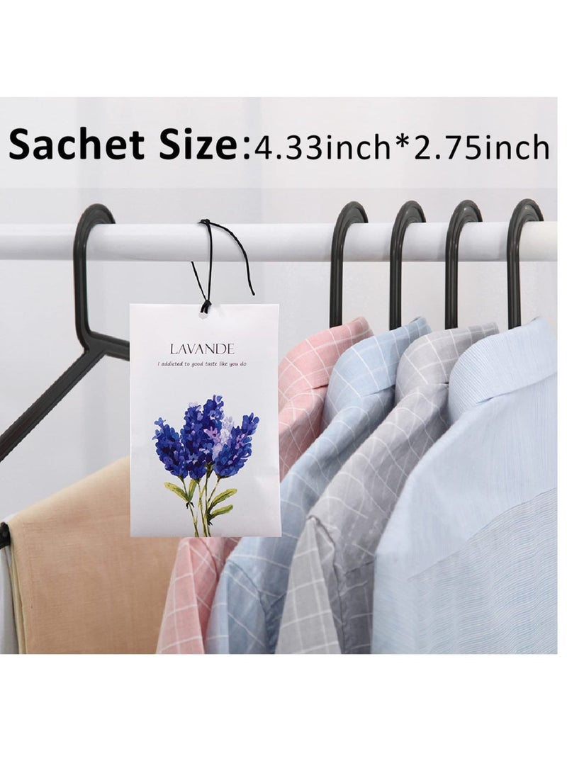Captaintech Lavender Sachet 1Box 12Pcs Lavender Dried Flower Bag Scent Sachet Drawer Freshener Lavender Closet Air Freshener Scented Drawer Deodorizer Freshener for Drawers Closet Home Car Fragrance Product - Image 3