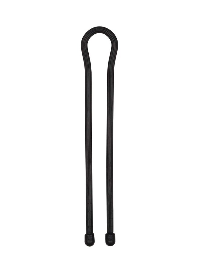 NiteIze ربطة عنق مطاطية قابلة لإعادة الاستخدام من Gear Tie مقاس 18 بوصة - عبوتان - أسود  - Image 1