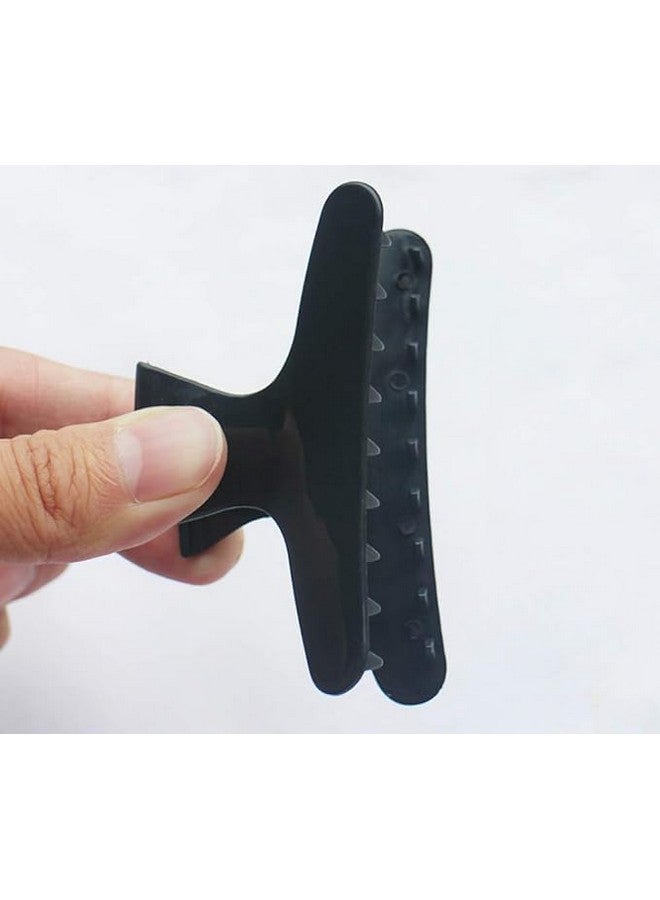 VEDETIC Black Plastic Hair Clutch/Claw For Women, Girls Medium Size Trendy Hair Clip Hair Claws (6 Pcs) - Image 3