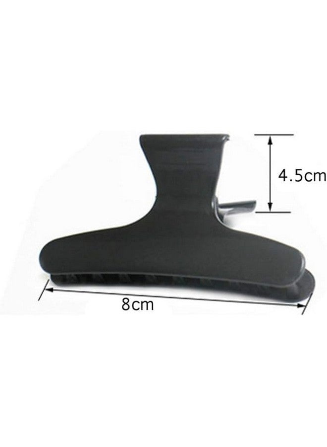 VEDETIC Black Plastic Hair Clutch/Claw For Women, Girls Medium Size Trendy Hair Clip Hair Claws (6 Pcs) - Image 4