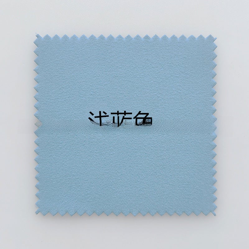 Generic Double-Sided Velvet Jewelry Polishing Cloth Light Blue 