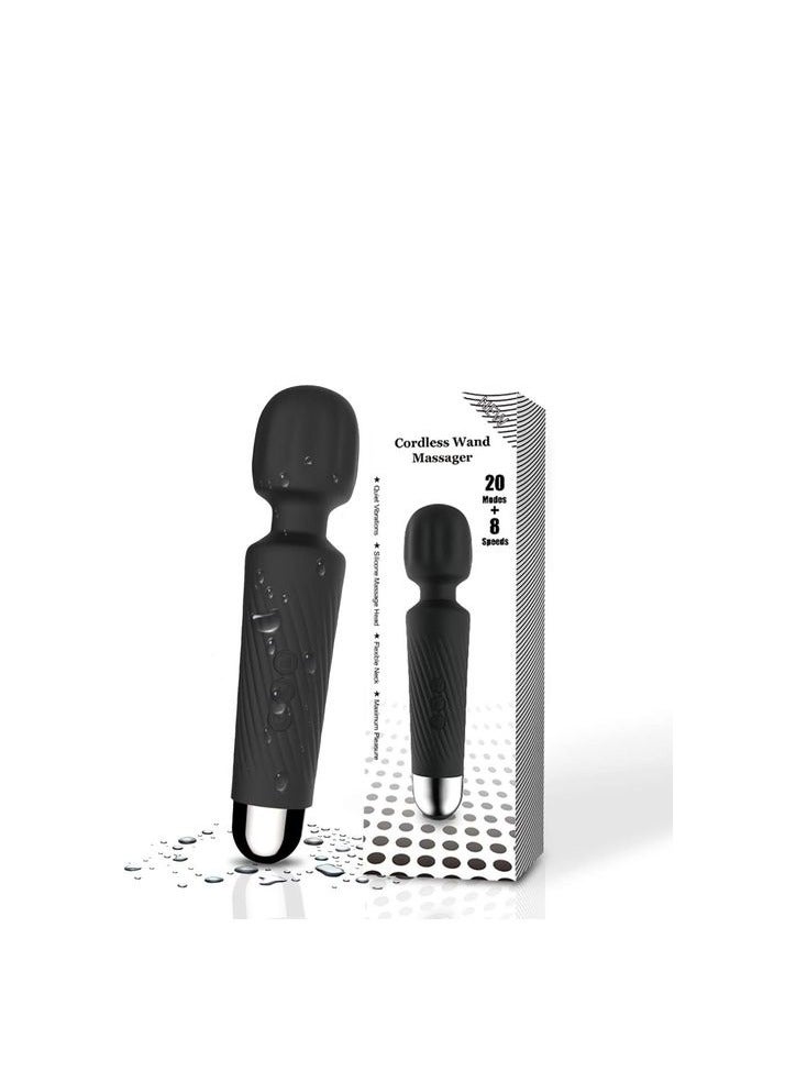 عصا تدليك كهربائية قوية لاسلكية لإعادة الشحن بمنفذ USB قابلة لإعادة الشحن لتخفيف آلام الجسم - Image 1