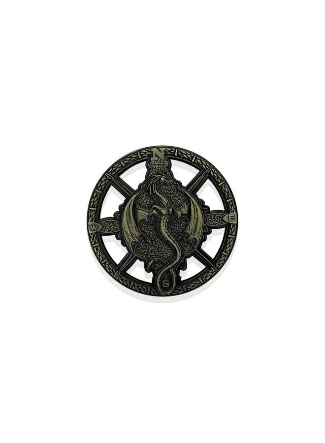 Norse Foundry Metal Dragon Compass 45Mm Rpg Adventure Compass - Image 1