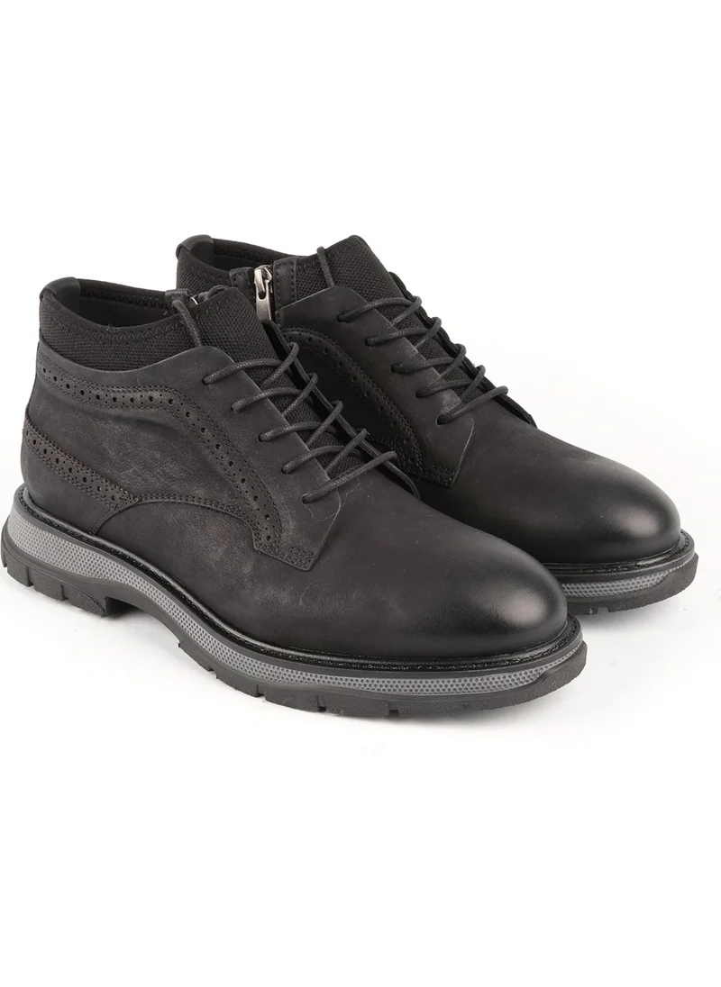 ليبرو 1341 Men's Nubuck Boots Black