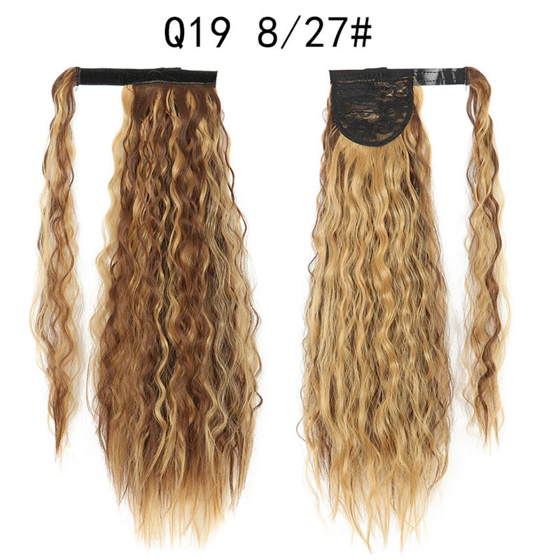 Generic Xuchang Magic Tape Corn Curly Ponytail Extension Q19  8H27#
