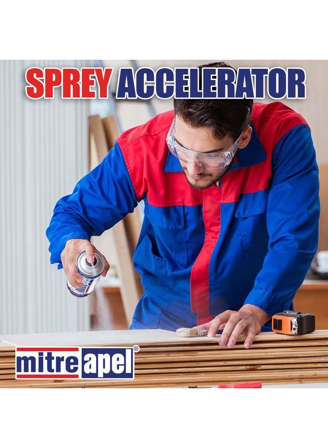 mitreapel Activator (2 x 13.5 fl oz) Spray Accelerator for CA Super Glues (2 Pack) - Image 3