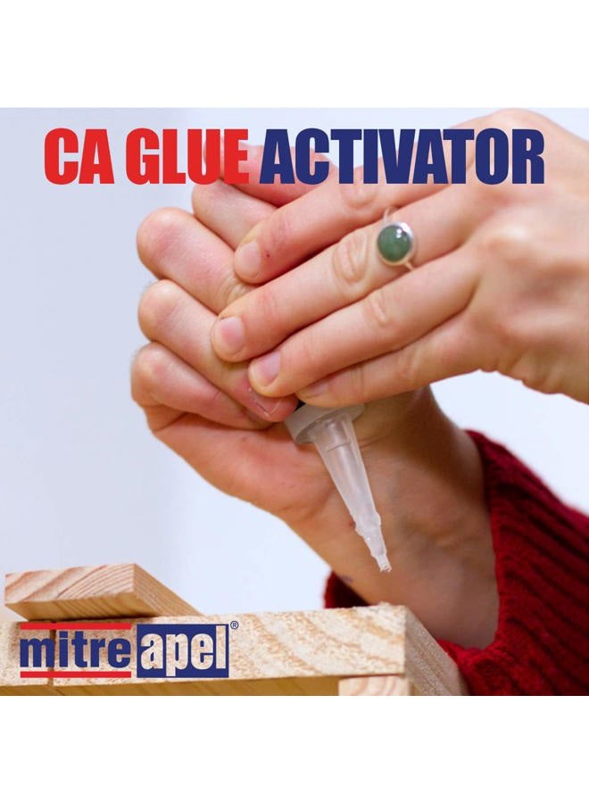 mitreapel Activator (2 x 13.5 fl oz) Spray Accelerator for CA Super Glues (2 Pack) - Image 5