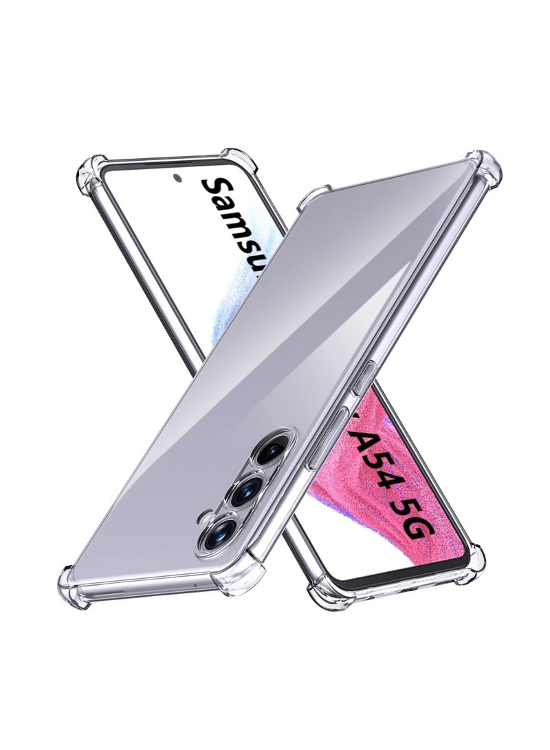 (Samsung Galaxy A54 5G) غطاء خلفي شفاف من المطاط السيليكوني المرن الناعم لهاتف Samsung Galaxy A54 5G - Image 1