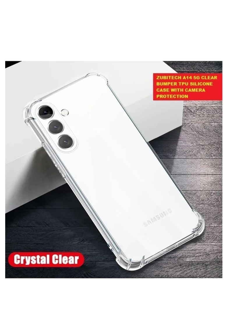 (Samsung Galaxy A54 5G) غطاء خلفي شفاف من المطاط السيليكوني المرن الناعم لهاتف Samsung Galaxy A54 5G - Image 4