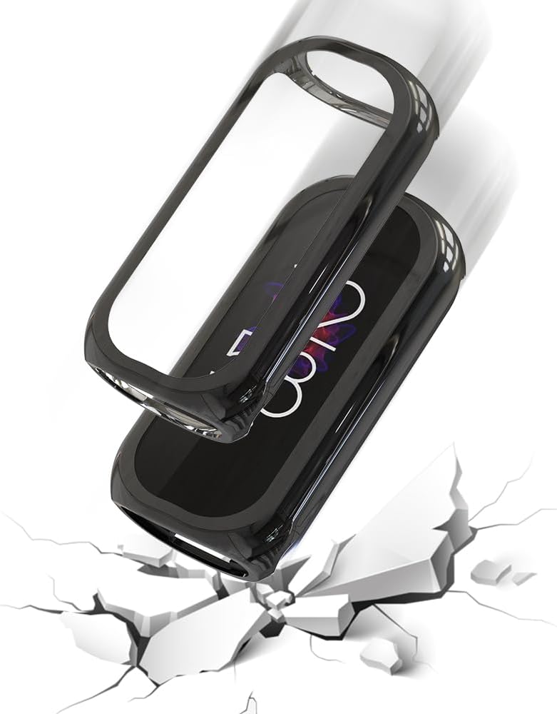 Simpeak 5Pack Soft Screen Protector Bumper Case Compatible with Fitbit Luxe Smartwatch Full Protection GoldClearSilverBlackRose Gold - Image 4