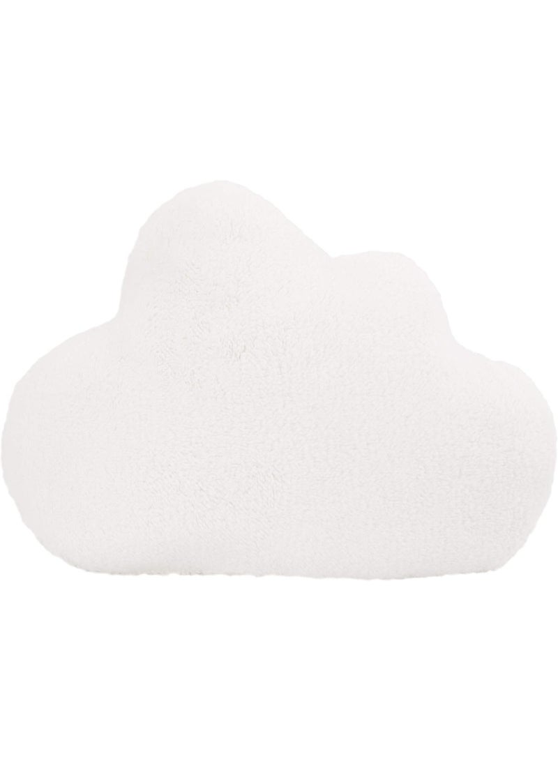 NoJo Little Love by NoJo - Plush Cloud Shaped Decorative Pillow, Decorative Nursery Pillow, Playroom DÃ©cor, Cute Throw Pillows, White, 1 Count (Pack of 1) - Image 2