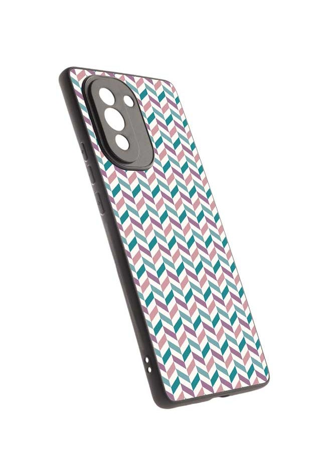 Okteq - TPU Protection and Hybrid Rigid Clear Back Cover Case Small Mix Patterns for Huawei nova 10 - Image 1