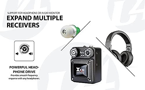 Xvive U4 Wireless In-Ear Monitor System Professional Iem System Transmitter&Beltpack Receiver For Studio,Band Rehearsal,Live Performance,Camera Record,Clear - Image 4