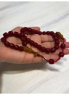 just naturals German Faturan Prayer Beads For Men 33 Beads Size 10.5mm x 10mm  - Image 4