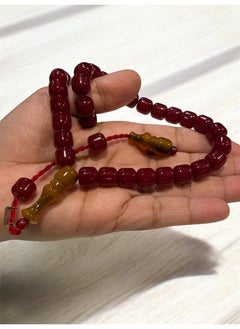 just naturals German Faturan Prayer Beads For Men 33 Beads Size 10.5mm x 10mm  - Image 2
