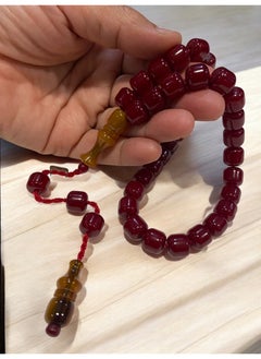just naturals German Faturan Prayer Beads For Men 33 Beads Size 10.5mm x 10mm  - Image 3