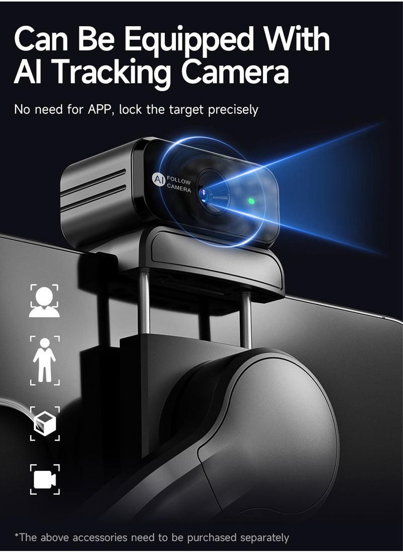 TOKQI - Handheld 3-Axis Gimbal Stabilizer for Phone Vlog Gimbal Anti-Shake with Detachable Remote Control Mini Tripod Max. 280g Payload Replacement for iPhone 16/15/14/13/12 Android Phones - Image 1