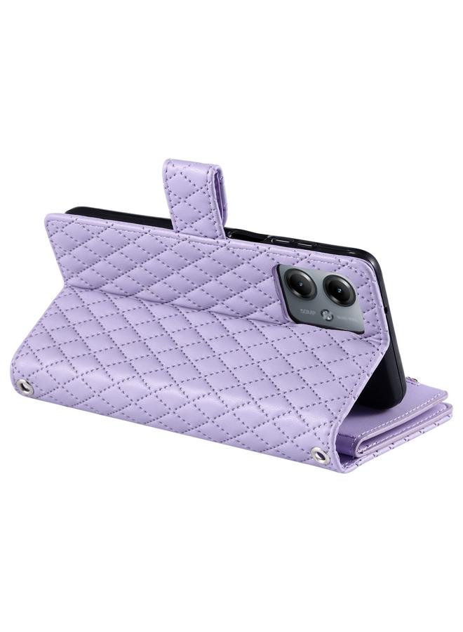 اس-توب جراب لهاتف Motorola Moto G14 جراب هاتف من الجلد اللامع بسحاب ومحفظة - Image 5