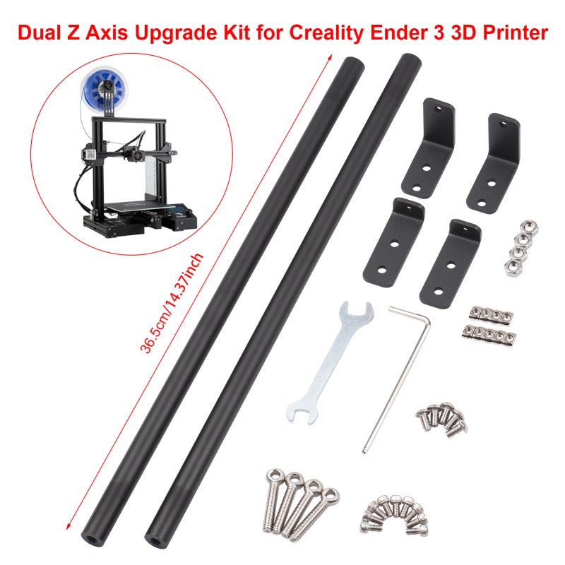 Dual Z Axis Upgrade Kit: Premium Aluminum Stainless Steel Pull Rod - High Stability Enhanced Printing Accuracy 3D Printer Accessories for Creality Compatible 3D Printers - Image 4
