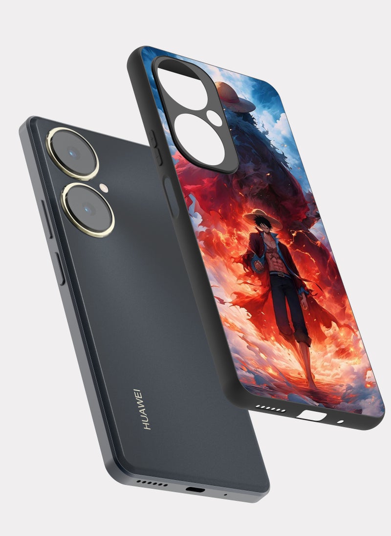 بكسلات كفر هواوي نوفا 11 أي ون بيس مونكي دي لوفي برتقالي - Image 2