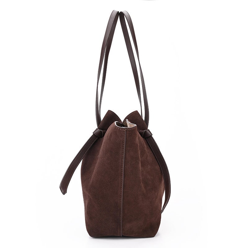 Women'S Bag, First-Layer Cowhide Wing Bag, Large-Capacity Shoulder Bag, High-End Armpit Bag, French Niche Women'S Bag - Image 3