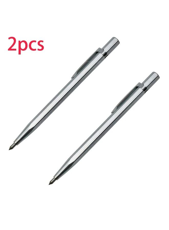 2pcs Glass Cutter Set Diamond Pen Tile Engraving Tool Hard Alloy Scribe - Image 1