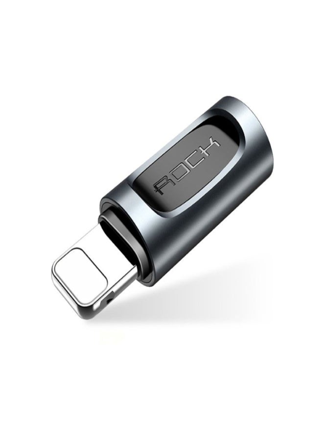 روك محول ROCK من النوع C مصنوع من سبائك الألومنيوم، مريح لأجهزة iPhone و iPad - Image 1