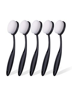 UNIMEIX 5 Pack Blending Brushes For Card Making Blending Tools For Drawing Blending Brush Blender（Size 3 1.18" Brush Head Black）  - Image 4