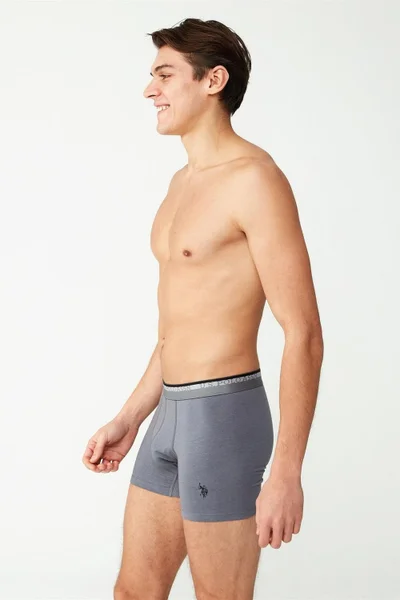 U.S. Polo Assn. 80483 Men's Modal Boxer-Anthracite