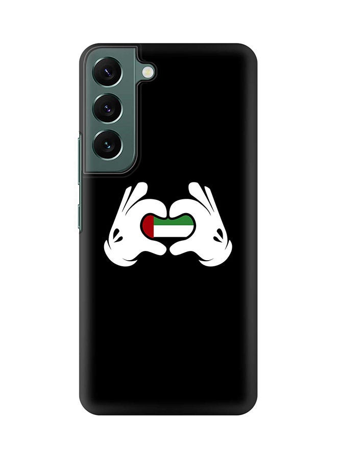 Stylizedd Case for Samsung Galaxy S22 5G Slim Snap Classic Series Shield Matte Finish Print - Emarati Love - Image 1