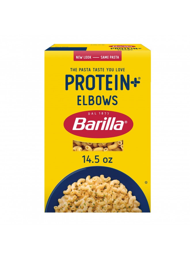 Barilla BARILLA Protein+ (Plus) Elbows Pasta - Protein from Lentils, Chickpeas & Peas - Good Source of Plant-Based Protein - Protein Pasta - Non-GMO - Kosher Certified - 14.5 Ounce Box (7 Servings per Box) - Image 2