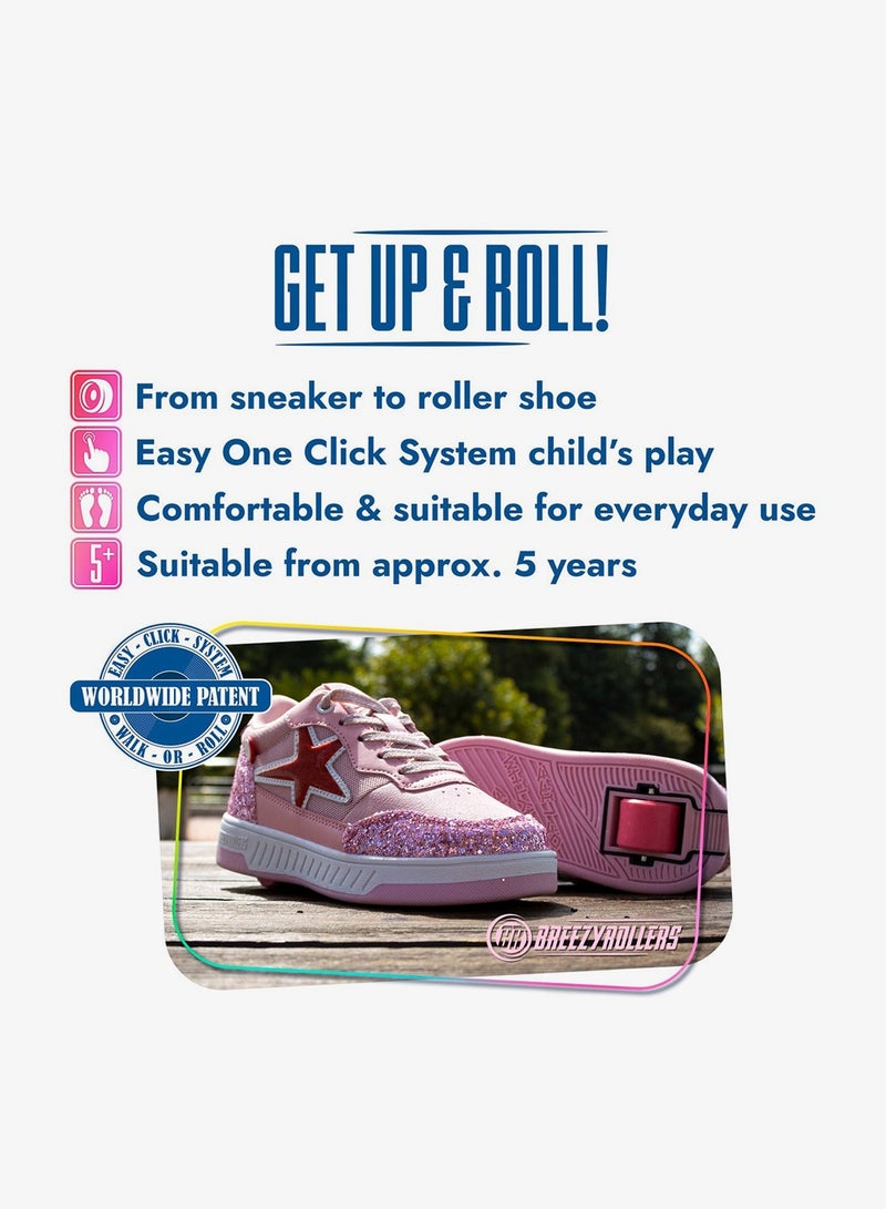 BREEZYROLLERS BREEZY ROLLERS shoes with wheels for children, Roller skates sneakers kids, From children's street shoes to roller skates in a few seconds, Patented click system, Trainers with wheels for girls & boys - Image 2