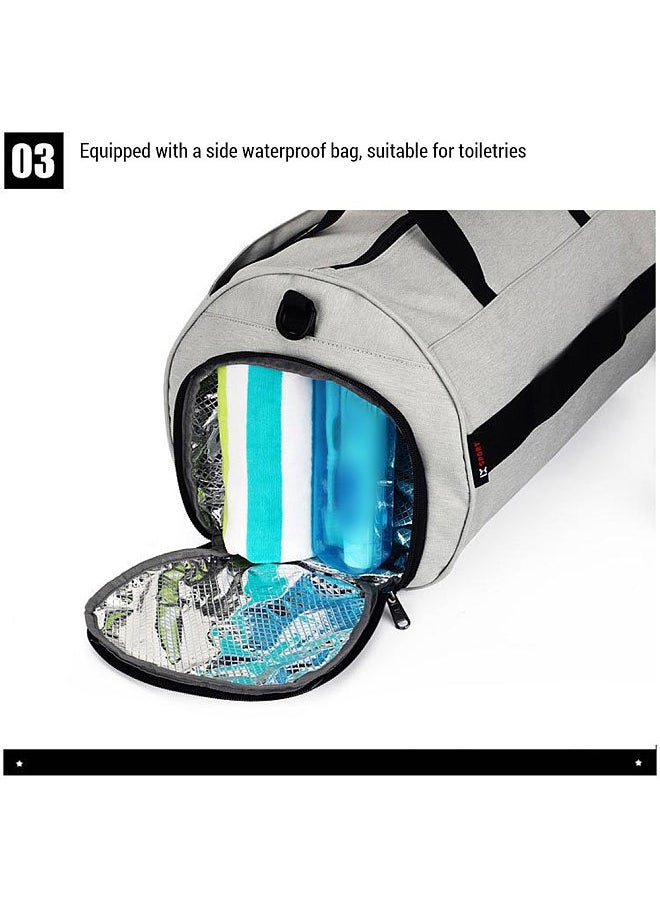 IX - Sports Duffel Bag Travel Gym Bag Small Fitness Bag with Shoe Compartments for Men Women - Image 1
