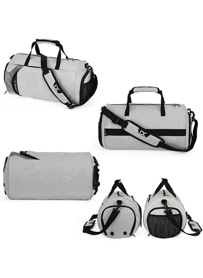 IX - Sports Duffel Bag Travel Gym Bag Small Fitness Bag with Shoe Compartments for Men Women - Image 1