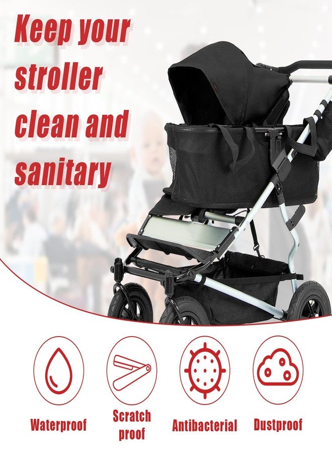 Lasuroa Stroller Bag for Airplane, Gate Check, Umbrella Stroller, Travel Bag with Handle, Waterproof, Portable, Red - Image 3