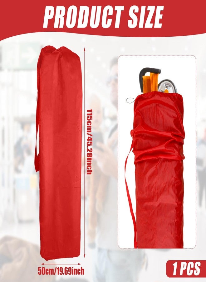 Lasuroa Stroller Bag for Airplane, Gate Check, Umbrella Stroller, Travel Bag with Handle, Waterproof, Portable, Red - Image 2