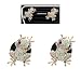 ORIESSE Frog Car Decor2pcs Tree Frog Car Air Freshener Vent ClipsCute Dashboard Decorations for Women TeensRefillable Outlet DiffusersAlloy Coloful Rhinestones Charm - Image 2