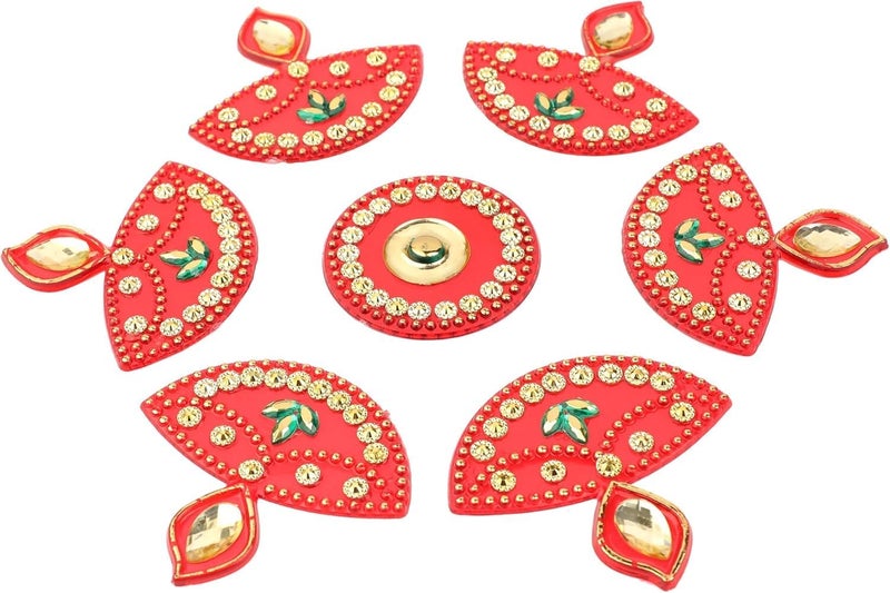 Aditri Creation دييا رانغولي أرضية مصمم قابلة لإعادة الاستخدام رانغولي صغيرة أكريليك ديكور منزلي هدية لتزيين المنزل هدايا العودة لمهرجان السنة الجديدة - Image 1