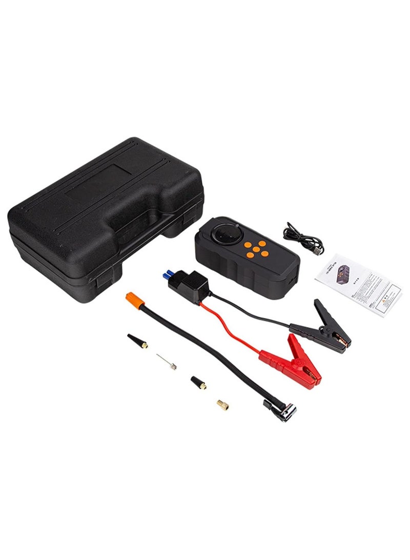 Generic Car Jump Starter & Inflatable Pump | 12V LED Display, Portable Charger, Quick Inflation, Lightweight Battery Booster for Cars, Motorcycles, Bikes, and E-bikes with Accurate Tire Pressure Monitoring  - Image 3