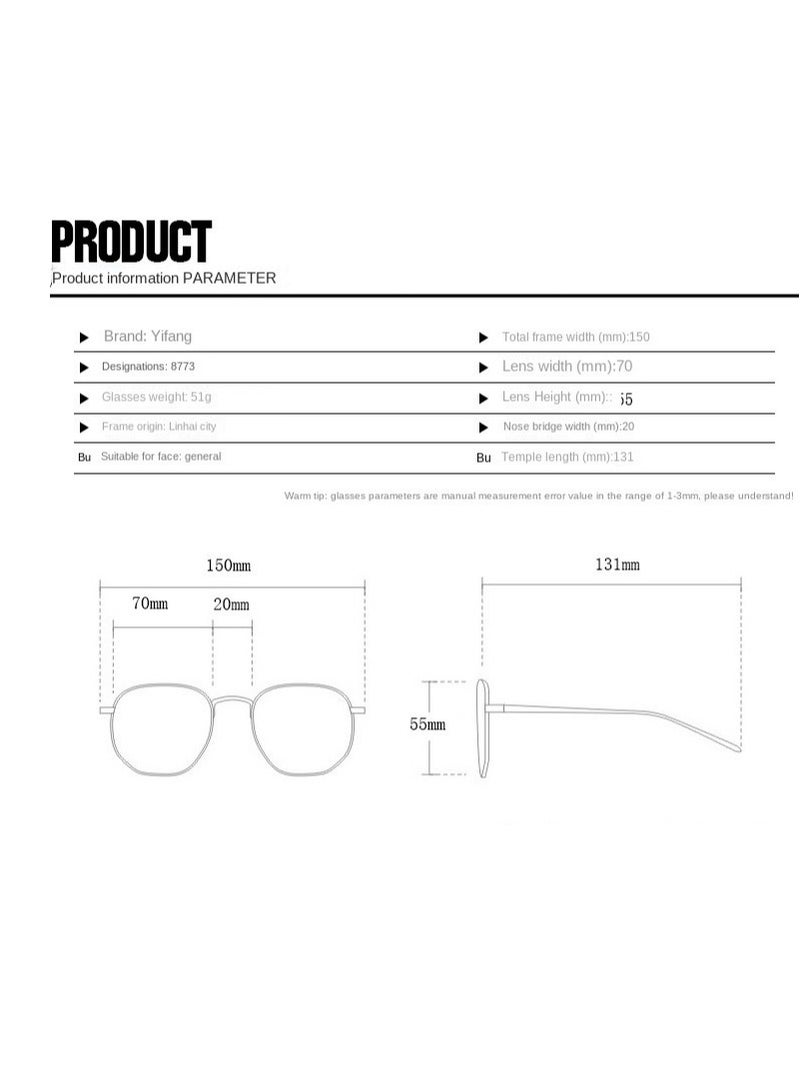 Technology sun protection retro glasses - Image 3