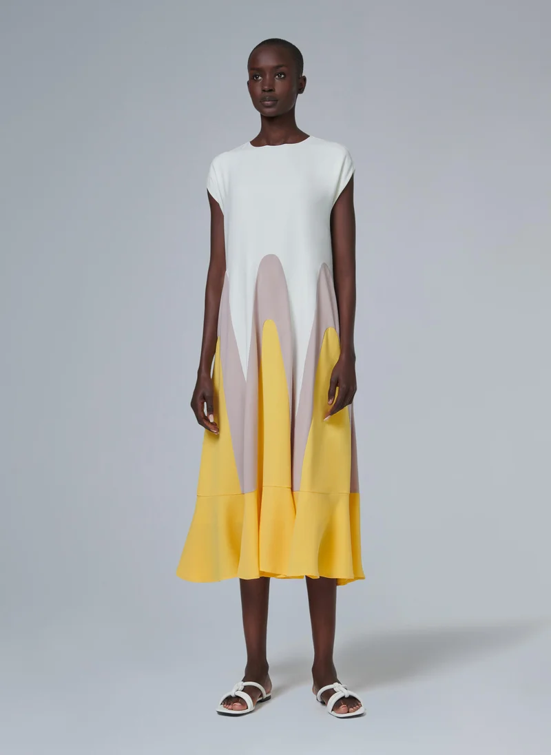 Godet Detail Dress - Shorter length