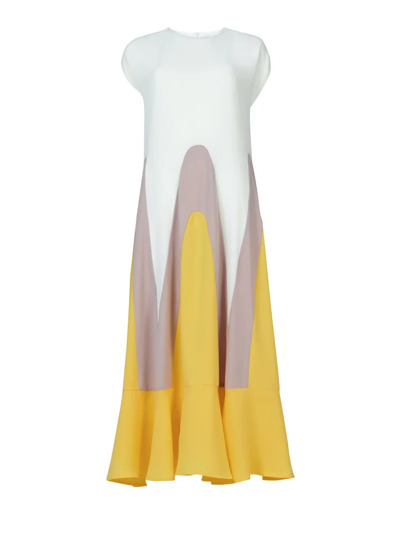 Leem  Godet Detail Dress - Shorter length for Women | Best Price UAE