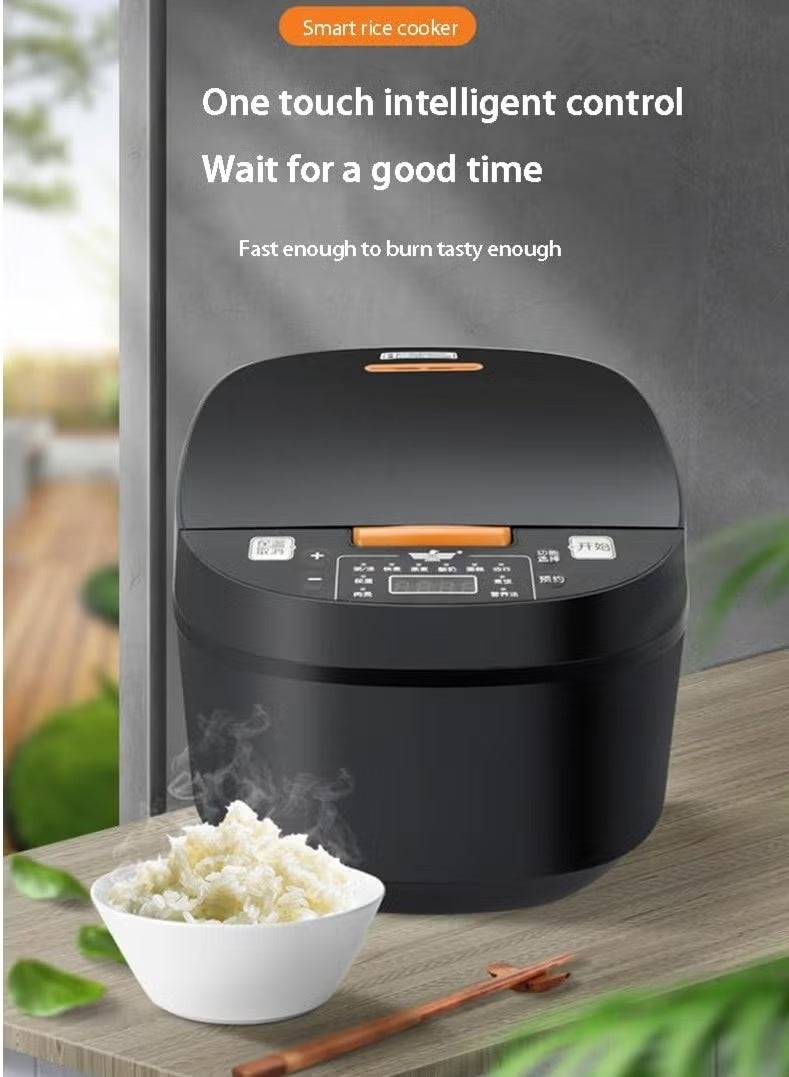 ELTRAZONE 5L Electric Rice Cooker Multi-Function Smart Cooker with Fast Heating Timer Control & Keep Warm Feature for Home Cooking, Soups, Stews, Grains, and Daily Meal Preparation - Image 4