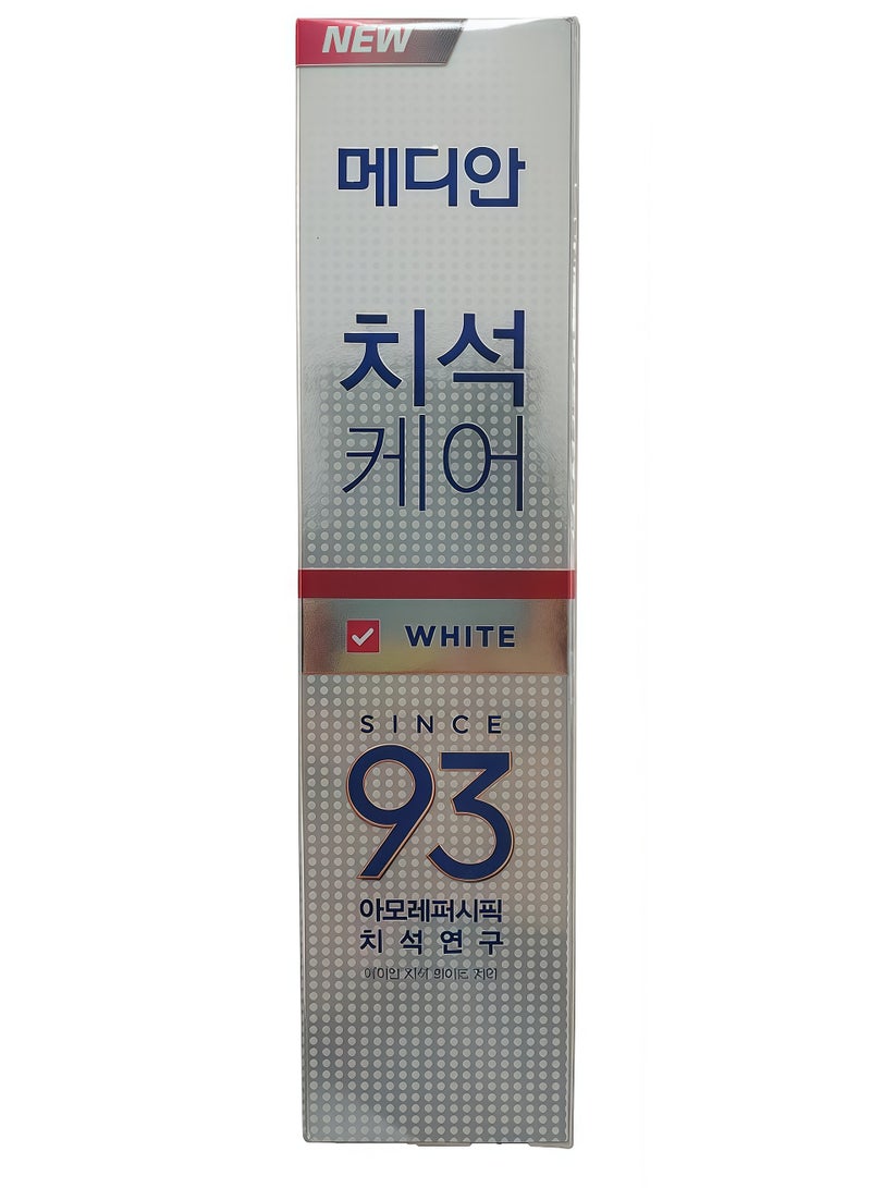 وايت معجون الأسنان ميديان دنتال آي كيو للعناية بالجبس 93% 120 جرام #أبيض العناية بالفم الكورية
