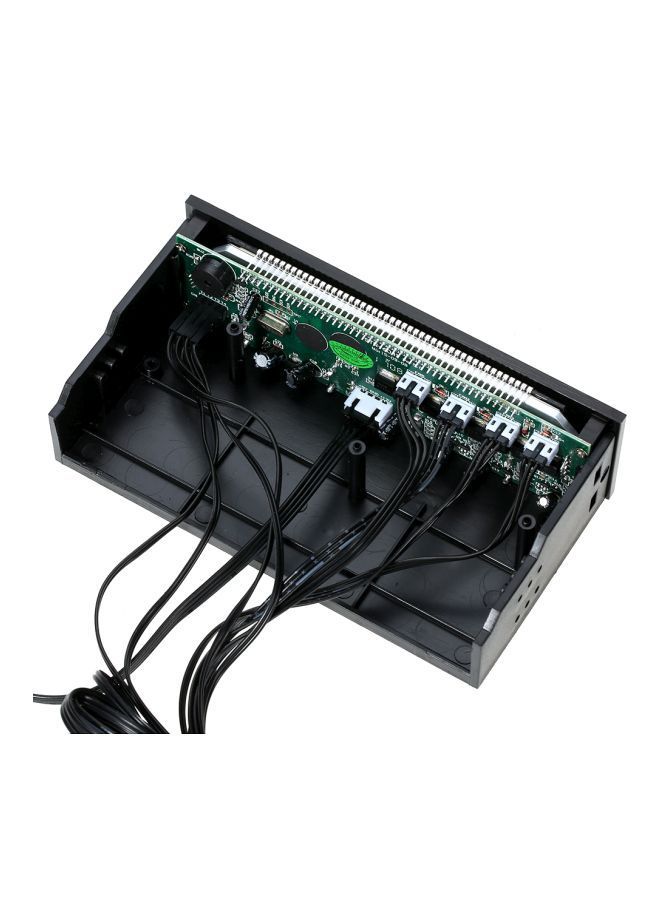 NIBEMINENT 4-Channel Digital Fan Speed Controller Black  - Image 5